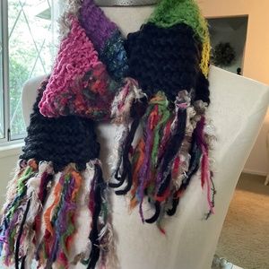 Multi-color wrap scarf by Piece of Cake.